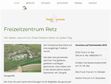 Tablet Screenshot of freizeitzentrum-retz.at